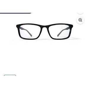 Reverb Mens RVM05102 Prescription - Ready Eyeglasses, Blue Rectangular Full Rim